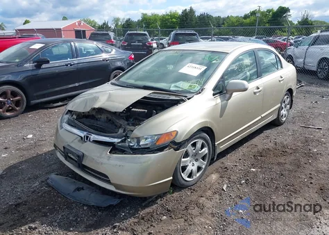 2007 Honda Civic Lx from USA, damaged, VIN 1HGFA16517L132324